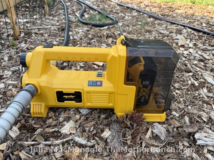 Our irrigation water for our sprinklers comes from